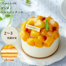 【11/18 ポイント10倍】アンリシャルパンティエ マンゴー チーズケーキ 4号 誕生日 ケーキ バースデーケーキ チーズ ムース 阪急百貨店 ギフト 人気 高級 誕生日プレゼント クリスマス 大人 子供 結婚祝い 出産祝い 内祝い お返し 贈り物 ボン！フロマージュマンゴー