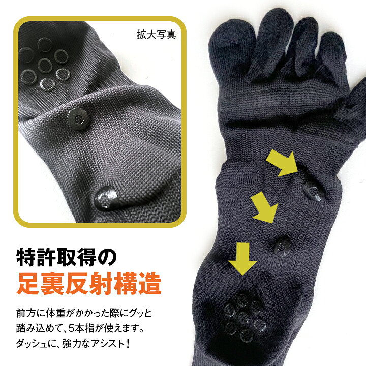 楽天市場】特許技術 T A I K A N c o r e 5 本指ソックス ショート 