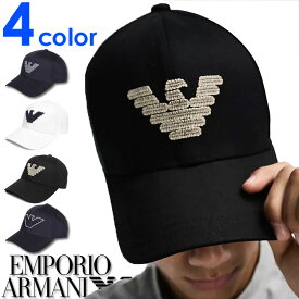 【SALE 40%OFF】EMPORIO ARMANI エンポリオアルマーニ キャップ ロゴ キャップ 4色展開 ブラック ネイビー ホワイト 帽子 FREE ONE SIZE おしゃれ ブランド 大きいサイズ [送料無料] 【あす楽】[2371943r496]