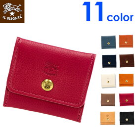 【SALE 20%FF】IL BISONTE イルビゾンテ コインケース 小銭入れ コインパース 11色展開 イタリア フィレンツェ Coin Case 財布 レザー 本革 牛革 青 茶 黒 灰 黄 レディース メンズ ブランド [送料無料] 【あす楽】[scp020pv]