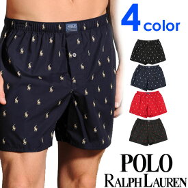 【閉店セール40%OFF】【6/11(火)まで】POLO RALPH LAUREN ポロ ラルフローレン トランクス ボクサーパンツ メンズ ポロプレイヤープリント 5色展開[ インナー ルームウェア ][676R]ブランド 大きいサイズ