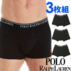 【SALE 30%OFF】POLO RALPH LAUREN ポロ ラルフローレン メンズ クラシックフィット コットン ボクサーパンツ 3枚セット ブラック polo ロゴ トランクス S M L XL おしゃれ ブランド 大きいサイズ [送料無料] 【あす楽】［nctrp3pbd]