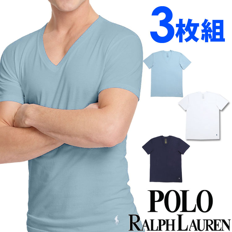 POLO RALPH LAUREN ポロ ラルフローレン tシャツ メンズ Vネック 3枚セット ラルフローレンTシャツ[RCVNP3 /LCVN]  - www.edurng.go.th
