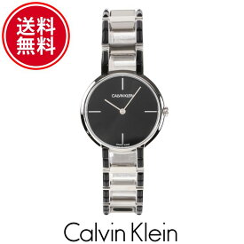 【閉店セール40%OFF】【6/11(火)まで】Calvin Klein カルバンクライン レディース 腕時計 ウォッチ シルバー ブラック CK FREE ONE SIZE おしゃれ ブランド [k8nx3ub1]