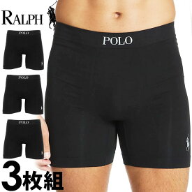 【閉店セール40%OFF】【6/11(火)まで】POLO RALPH LAUREN ポロ ラルフローレン メンズ シームレス ボクサーパンツ 3枚セットFREEDOM FX ブラック polo ロゴ トランクス おしゃれ ブランド 大きいサイズ [llbbp3rp01]