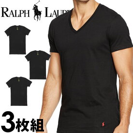 【SALE 20%OFF】POLO RALPH LAUREN ポロ ラルフローレン tシャツ メンズ Vネック 3枚セット ラルフローレンTシャツ ラルフtシャツ[RCVNP3 /LCVN]