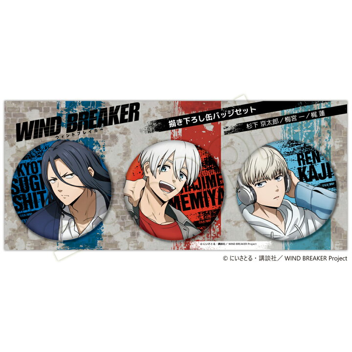 楽天市場】WIND BREAKER 缶バッジセット : カレナビ