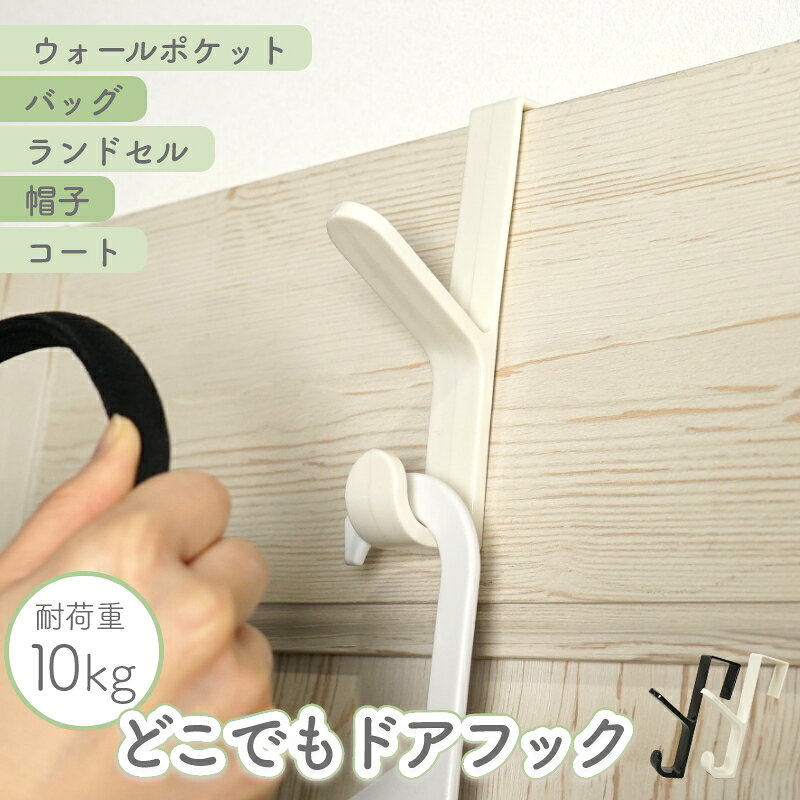 ドアがあれば収納力UP！どこでもドアフック