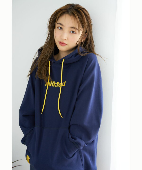 楽天市場 公式 Milkfed ミルクフェド Front Logo Sweat Hoodie パーカー トップス ロゴ 刺繍 フーディ スウェット フード プルオーバー レディース Xlarge X Girl公式calif楽天市場店