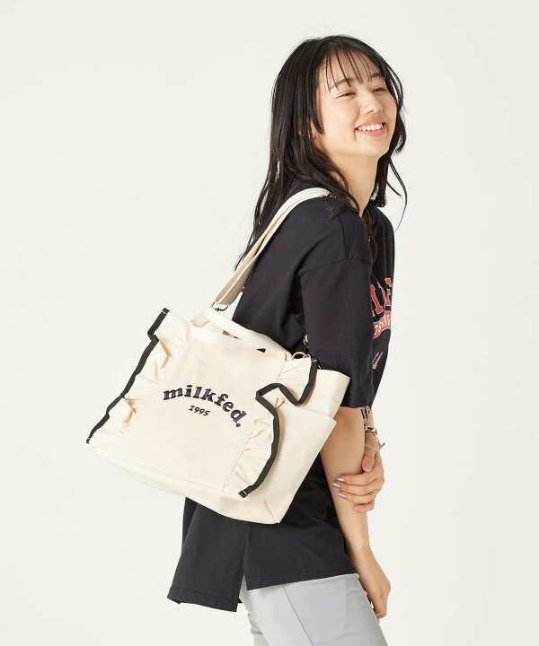 楽天市場】【公式】MILKFED. ミルクフェド RUFFLE BAG ショルダー 