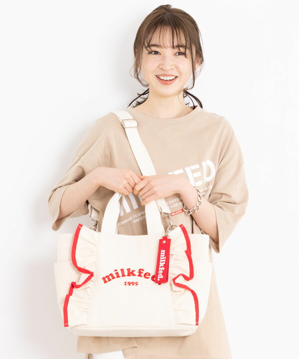 楽天市場】【公式】MILKFED. ミルクフェド RUFFLE BAG ショルダー 