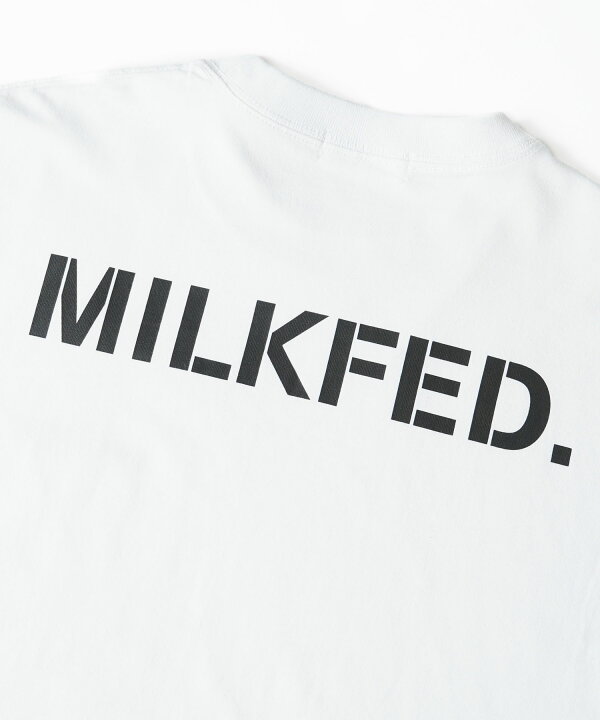 楽天市場】【公式】MILKFED. ミルクフェド BASIC STENCIL WIDE L/S TEE Tシャツ ロンT カットソー トップス プリント ロゴ ロングスリーブ : XLARGE X-girl公式calif楽天市場店