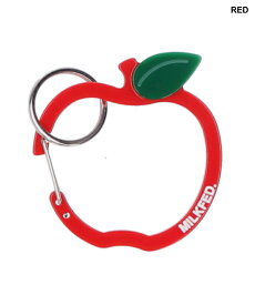 【公式】MILKFED. ミルクフェド APPLE CARABINER カラビナ りんごモチーフ キーホルダー アクセサリー おしゃれ 人気 贈り物 プレゼント ギフト