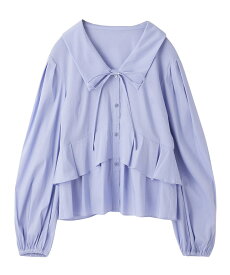 【公式】MILKFED. ミルクフェド TIERED BLOUSE シャツ ブラウス　レコメンド