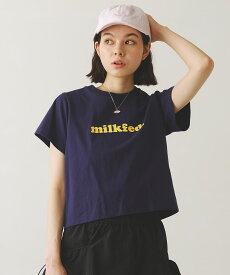 【公式】MILKFED. ミルクフェド COOPER LOGO COMPACT S/S TEE トップス Tシャツ
