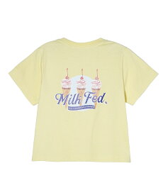 【公式】MILKFED. ミルクフェド SOFT SERVE COMPACT S/S TEE トップス Tシャツ