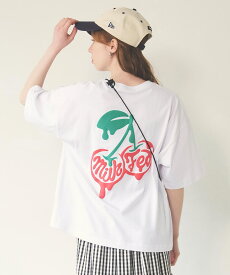 【公式】MILKFED. ミルクフェド MELT CHERRY WIDE S/S TEE トップス Tシャツ