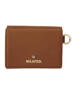 �����y30��OFF�z�y�����zMILKFED. �~���N�t�F�h TRI FOLD LEATHER WALLET ���U�[ �E�H���b�g �O�܂���z �T�C�t �{�v �R���p�N�g ���f�B�[�X�t�@�b�V���� �M�t�g �v���[���g �V���v�� ������� D�J��