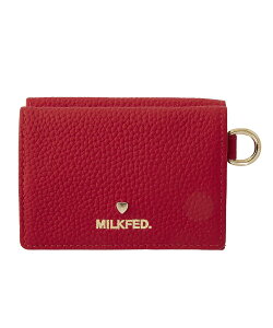 �����y30��OFF�z�y�����zMILKFED. �~���N�t�F�h TRI FOLD LEATHER WALLET ���U�[ �E�H���b�g �O�܂���z �T�C�t �{�v �R���p�N�g ���f�B�[�X�t�@�b�V���� �M�t�g �v���[���g �V���v�� ������� D�J��