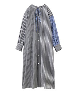 �����y40��OFF�z�y�����zMILKFED. �~���N�t�F�h STRIPED SKIPPER DRESS �����s�[�X �V���c