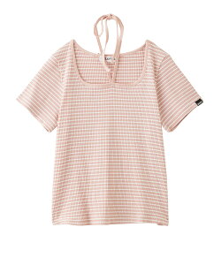 �����y50��OFF�z�y�����zMILKFED. �~���N�t�F�h STRIPED SQUARE HALTER NECK TOP �g�b�v�X �����J�b�g�\�[