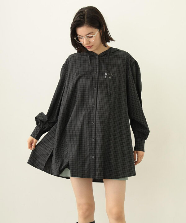 楽天市場】【公式】MILKFED. ミルクフェド VOLUME SLEEVE HOODED  