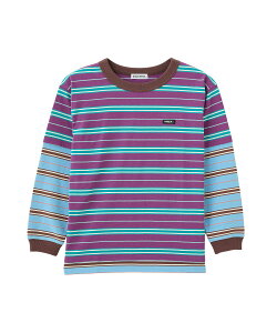 �����y50��OFF�z�y�����zMILKFED. �~���N�t�F�h LAYERED LOOK STRIPED TOP ���C���[�h�g�b�v�X �X�g���C�v �{�[�_�[ �����O�X���[�u ���� ���f�B�[�X