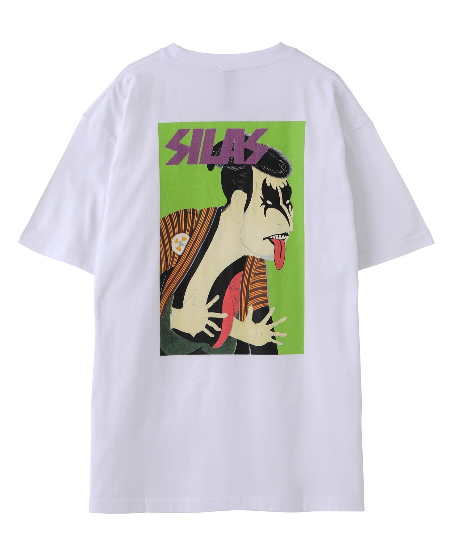 【公式】SILAS サイラス ROCK UKIYO-E PRINT S/S TEE Tシャツ トップス ロゴ プリント 半袖 ショートスリーブ |  XLARGE X-girl公式calif楽天市場店
