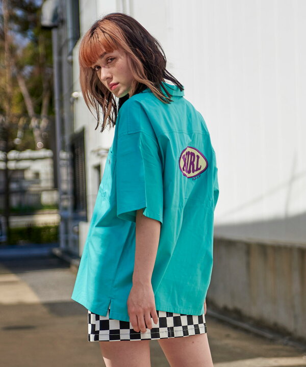 楽天市場 公式 X Girl エックスガール Chubby Oval Logo Open Collar Shirt トップス シャツ 羽織 アロハシャツ オープンカラー メンズライク オーバーサイズ Tops Xlarge X Girl公式calif楽天市場店 楽天市場 公式 X Girl エックスガール Chubby Oval Logo Open Collar Shirt トップス シャツ 羽織 アロハシャツ オープンカラー メンズライク オーバーサイズ Tops Xlarge X Girl公式calif楽天市場店