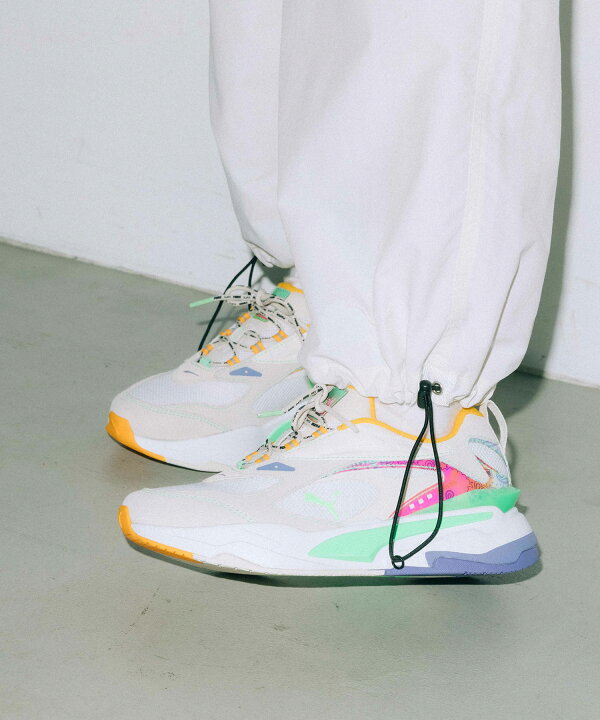楽天市場 公式 X Girl エックスガール X Girl Puma Rs Fast スニーカー レディース コラボ プーマ シューズ 靴 ホワイト 白 Xlarge X Girl公式calif楽天市場店