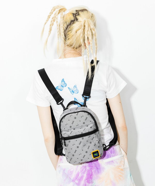 楽天市場 Sale セール 公式 X Girl エックスガール X Girl Puma Jacquard Mini Daypack プーマ ショルダーバッグ レディース バッグ ミニ デイパック ロゴ コラボ Xlarge X Girl公式calif楽天市場店