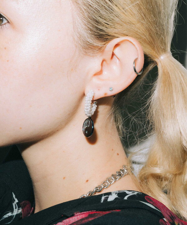 楽天市場 公式 X Girl エックスガール Yin Yang Hoop Earrings イヤリング フープピアス ピアス ギフト プレゼント Acc Xlarge X Girl公式calif楽天市場店