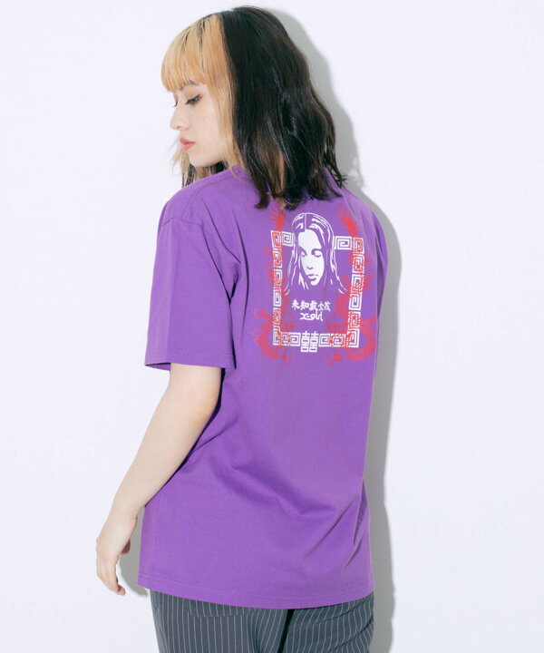 楽天市場 公式 X Girl エックスガール Chinese Face S S Tee チャイナ チャイニーズ フェイス Tシャツ トップス レディース 半袖 ショートスリーブ 人気 ロゴ Tops Xlarge X Girl公式calif楽天市場店