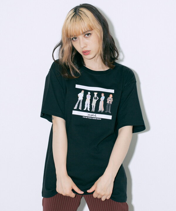 楽天市場 公式 X Girl エックスガール X Girl Asami Iguchi Outfits S S Tee 井口麻未 イグチアサミ コラボ Tシャツ トップス レディース 半袖 ショートスリーブ 人気 ロゴ Tops Xlarge X Girl公式calif楽天市場店