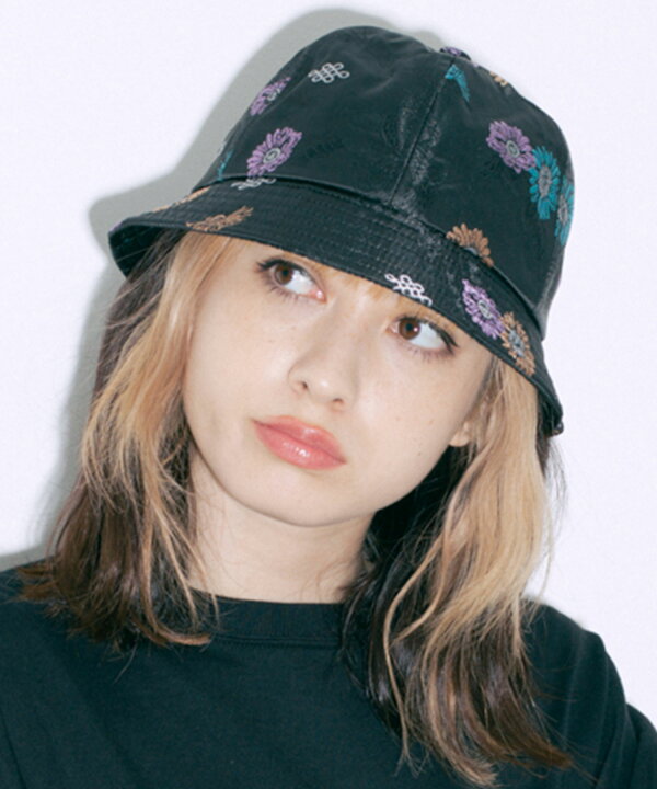 楽天市場 公式 X Girl エックスガール Chinese Jacquard Metro Hat チャイニーズ ジャガード ハット チャイナ バケットハット 帽子 ツバ Xlarge X Girl公式calif楽天市場店