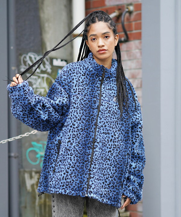 楽天市場 公式 X Girl エックスガール Reversible Boa Fleece Jacket ブルゾン アウター レディース プレゼント 贈り物 ギフト ブランド ロゴ Xlarge X Girl公式calif楽天市場店
