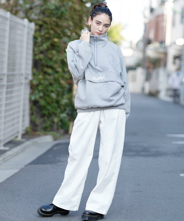 楽天市場 公式 X Girl エックスガール Corduroy Easy Pants パンツ ボトムス コーデュロイ イージーパンツ レディース ロゴ 大きめ ワイドパンツ 人気 贈り物 プレゼント Xlarge X Girl公式calif楽天市場店