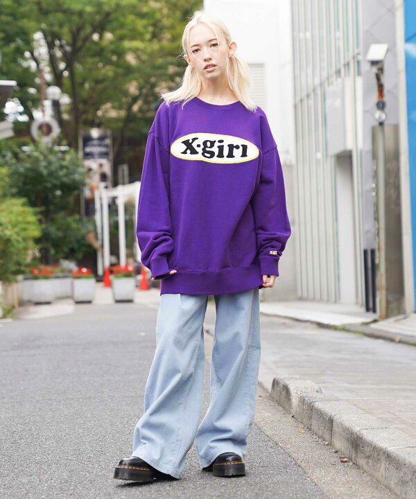 楽天市場 公式 X Girl エックスガール Corduroy Easy Pants パンツ ボトムス コーデュロイ イージーパンツ レディース ロゴ 大きめ ワイドパンツ 人気 贈り物 プレゼント Xlarge X Girl公式calif楽天市場店