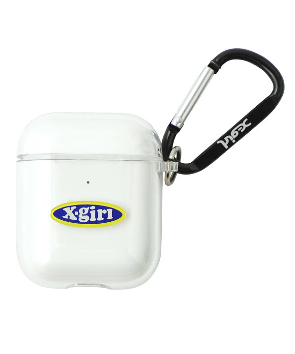 楽天市場 公式 X Girl エックスガール Oval Logo Clear Airpods Case エアポッズ イヤホン ケース カラナビ クリア ロゴ オーバルロゴ 持ち運び スマホ 音楽 通勤 Xlarge X Girl公式calif楽天市場店