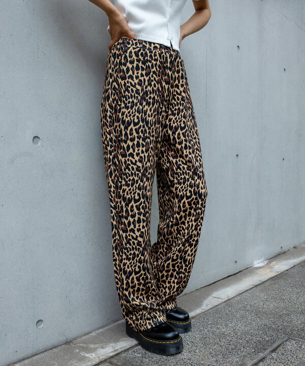 楽天市場 公式 X Girl エックスガール Multi Pattern Easy Straight Pants ズボン レディース Ss ボトムス 人気 ストレッチ イージーパンツ ロングパンツ リラックス ストレート ワイド ボトム 柄 Xlarge X Girl公式calif楽天市場店