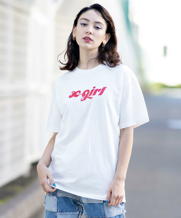 楽天市場 公式 X Girl エックスガール Chubby Logo S S Tee Tシャツ カットソー ブランドロゴ フォント プリント 半袖 レディース トップス ショートスリーブ 人気 定番 贈り物 プレゼント Xlarge X Girl公式calif楽天市場店