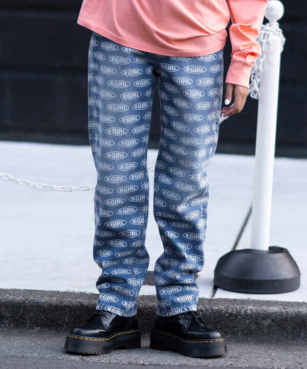 楽天市場 公式 X Girl エックスガール Oval Logo Denim Pants デニムパンツ パンツ ズボン 総柄 ハイウエスト レディース おしゃれ 人気 おすすめ プレゼント Xlarge X Girl公式calif楽天市場店 楽天市場 公式 X Girl エックスガール Oval Logo Denim Pants デニムパンツ パンツ ズボン 総柄 ハイウエスト レディース おしゃれ 人気 おすすめ プレゼント Xlarge X Girl公式calif楽天市場店