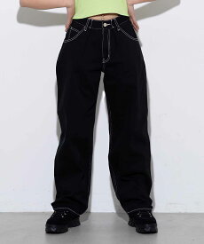 【公式】X-girl エックスガール WIDE TAPERED PANTS ワイドテーパードパンツ パンツ ゆったり 大きめ ボトムス レディース ズボン 人気 おしゃれ 贈り物 プレゼント