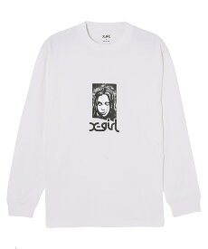 【公式】X-girl エックスガール GRUNGE FACE L/S TEE Tシャツ ロンT