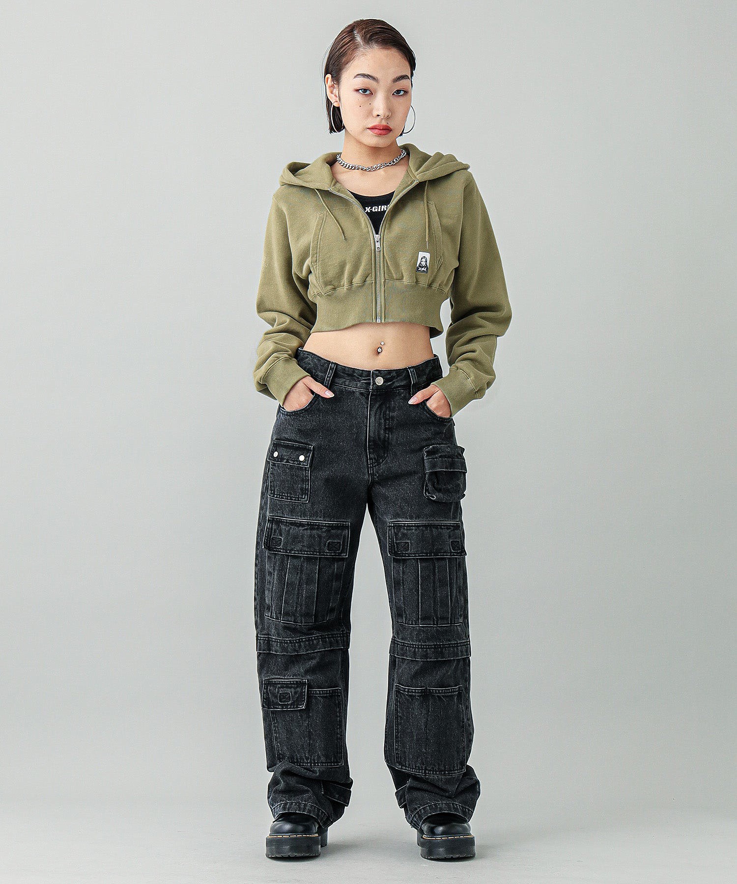 楽天市場】【公式】X-girl エックスガール MULTI POCKET DENIM PANTS