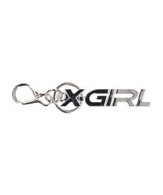 【公式】X-girl エックスガール LOGO CHARM CARABINER カラビナ キーリング