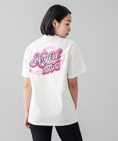 【公式】X-girl エックスガール AIRBRUSH LOGO S/S TEE トップス Tシャツ