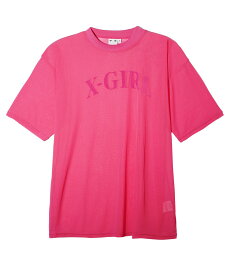 【公式】X-girl エックスガール SHEER S/S TOP シアートップス シースルー 半袖