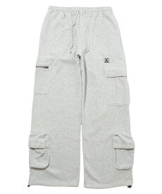 【公式】X-girl エックスガール MULTI POCKET SWEAT PANTS スウェットパンツ ワイドパンツ