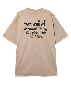 【公式】X-girl エックスガール GRADATION MILLS LOGO S/S BIG TEE DRESS Tシャツワンピース オーバーサイズ ミニ丈